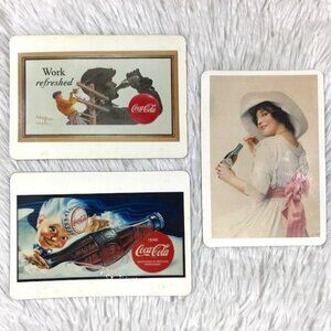 NWOT Set of 3 Vintage Coca-Cola Postcard Magnets